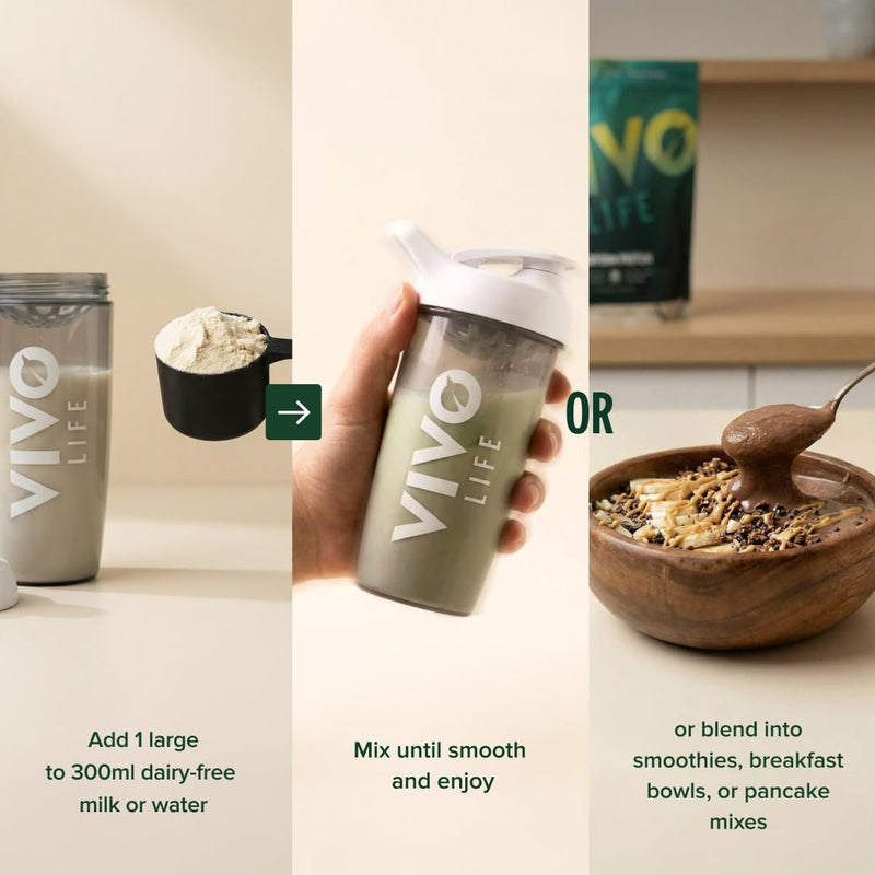 Vivo Perform Raw Plant Madagascan Vanilla Protein and BCAA Powder