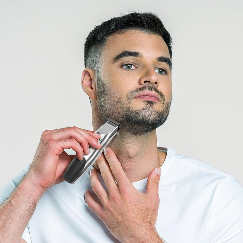 [Australia] - Wahl Groomsman cordless beard trimmer set for beards, nose hair, light detailing and light grooming with additional wet/dry cordless nose trimmer 
