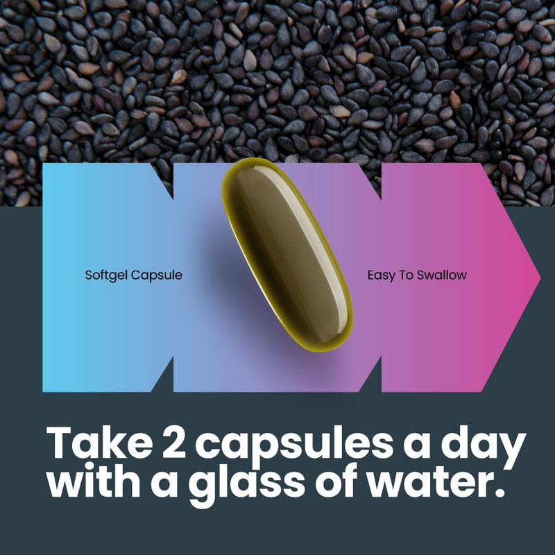 Black Seed Oil Capsules 2000mg | High Strength Thymoquinone | 120 Softgels | 2-Month Supply | Cold-Pressed Virgin Oil with Omega 3, 6 & 9 | Nigella Sativa Supplement for Hair Growth, Acne & Skin Glow