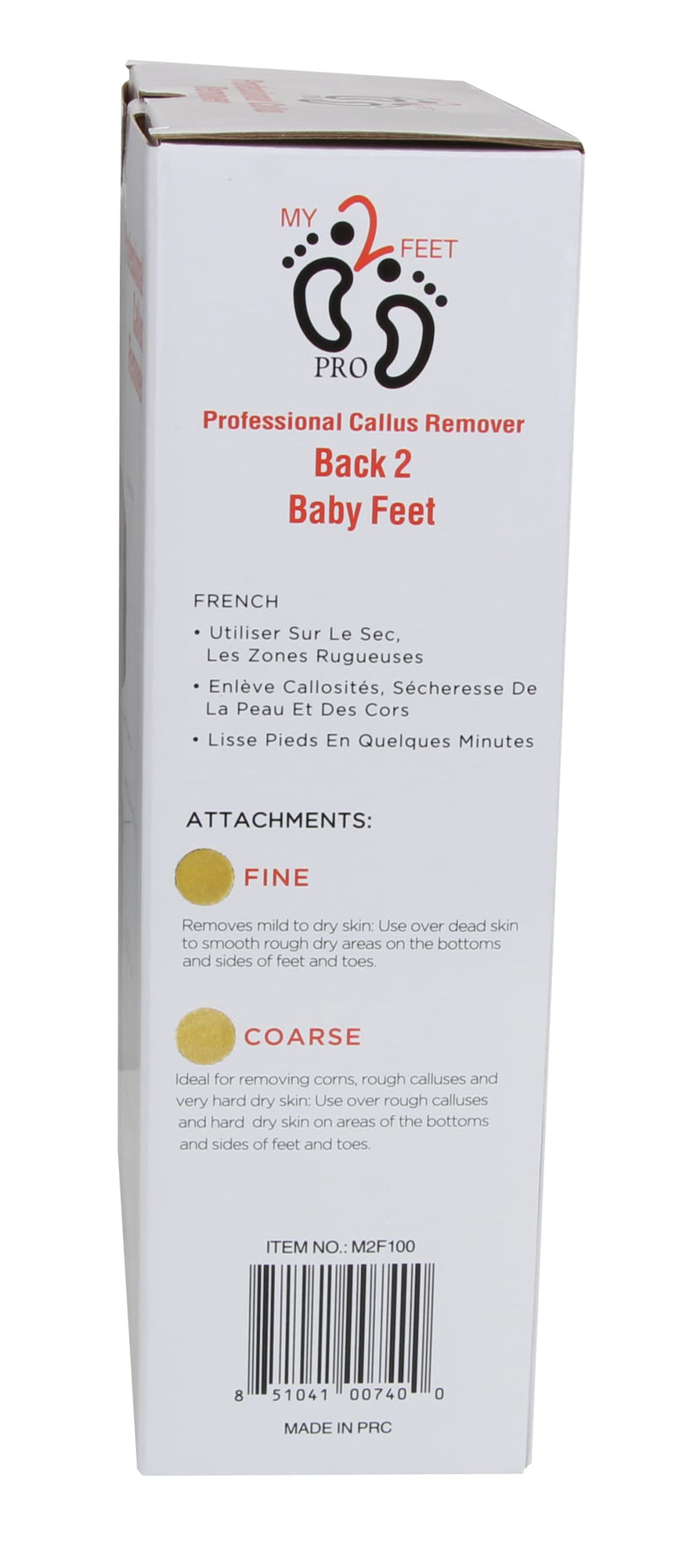 [Australia] - My2Feet Professional Electric Callus Remover+Replacement Disks, White 