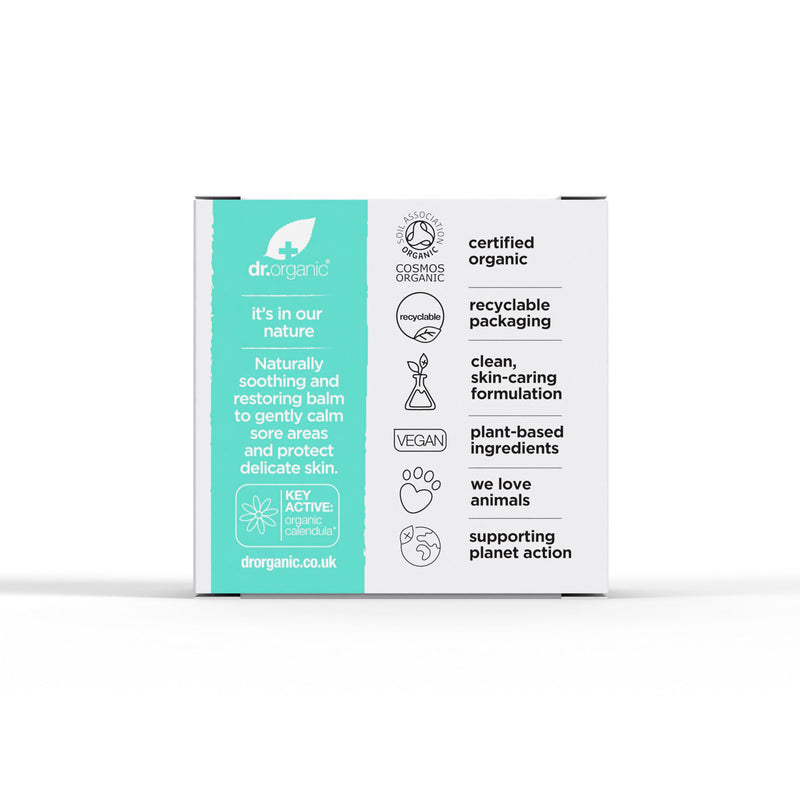 [Australia] - Dr Organic Baby Butt Balm with Calendula, Diaper Rash Cream, Sensitive Skin, Lanolin, Natural, Vegan, Dermatologically Tested, Cruelty Free, Paraben & SLS Free, Certified Organic, 50ml 