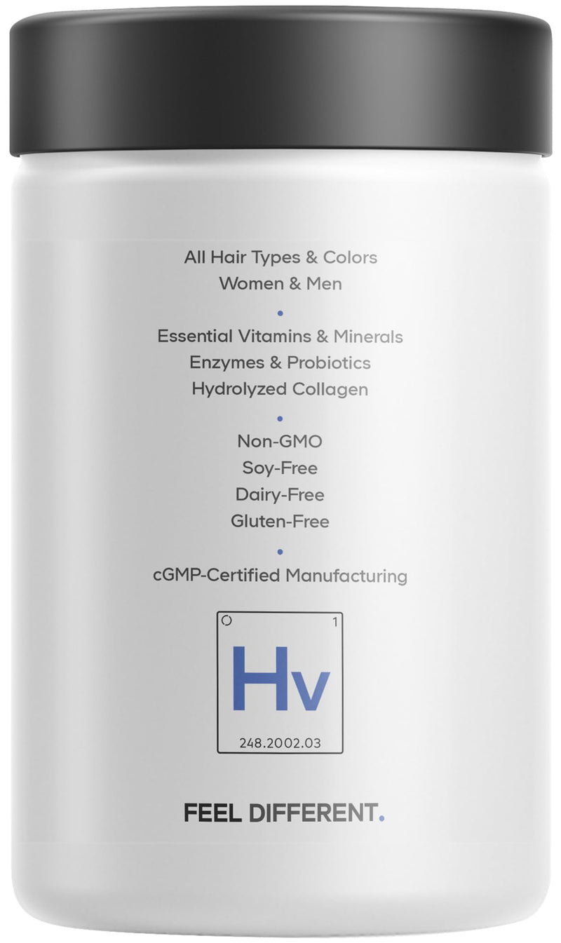 Codeage Hair Vitamins, Biotin 10000 mcg, Keratin, Collagen, 120 Capsules | Hair vitamins with 10,000 mcg biotin, keratin, collagen, vitamins A, B12, C, D3, zinc and probiotics.