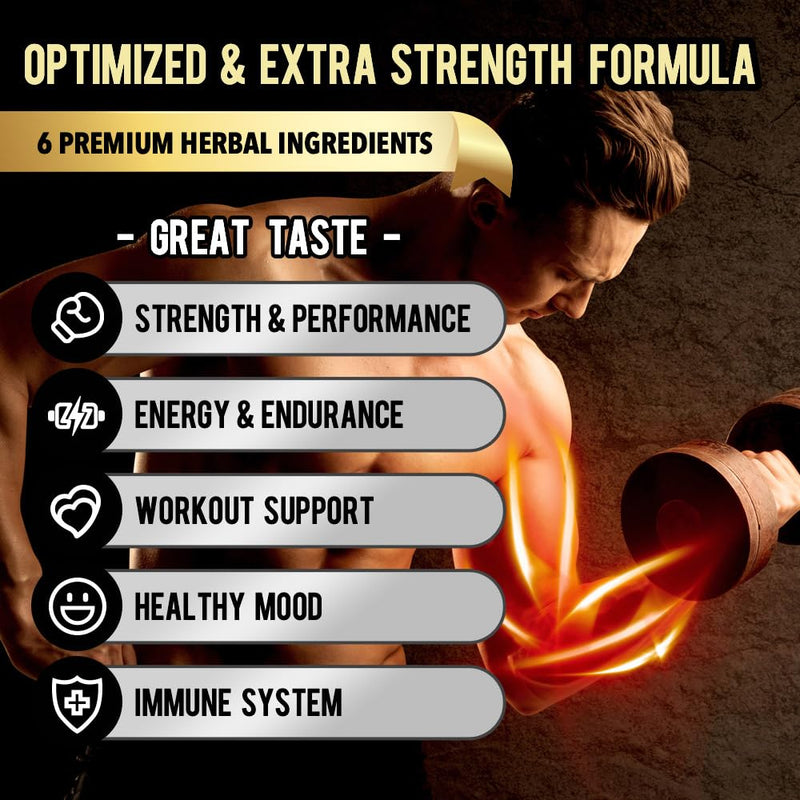 [Australia] - DAIKEN Peruvian Maca Root Powder Extra Strength 15,000 mg, Gelatinized Black, Red, Yellow Maca Blend with L-Arginine (2,500 mg) for Men and Women, Superior Absorption, Vegan, Lab Tested - 22 Packets 