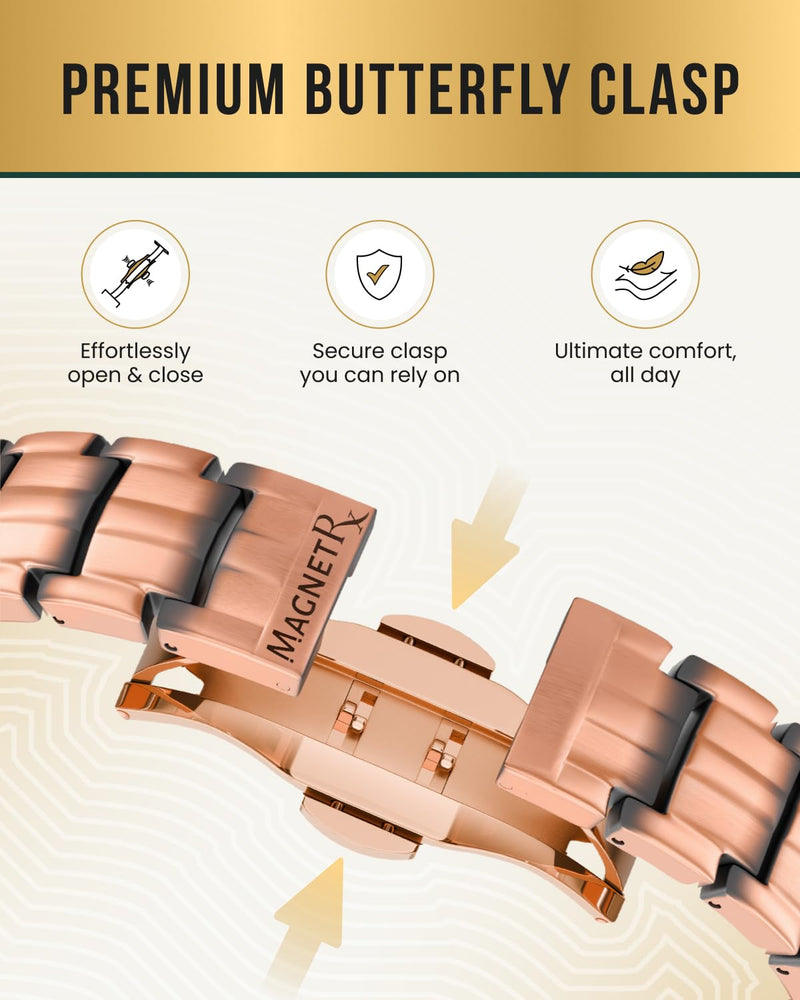 [Australia] - MagnetRX¬Æ Magnetic Copper Bracelet for Men ‚Äî EllipseMAX 5X Strength 5,000 Gauss Magnets ‚Äî Designed in USA & Patent Pending ‚Äî Premium Mens Copper Bracelet with Adjustable Length 5x Strength - Ellipsemax (5,000 Gauss) 