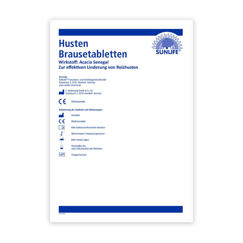 [Australia] - SUNLIFE Calcium+D3 effervescent tablets: For bones and teeth, 20 tablets with calcium & vitamin D3, lemon flavor, 80g, 1x 20 pieces 