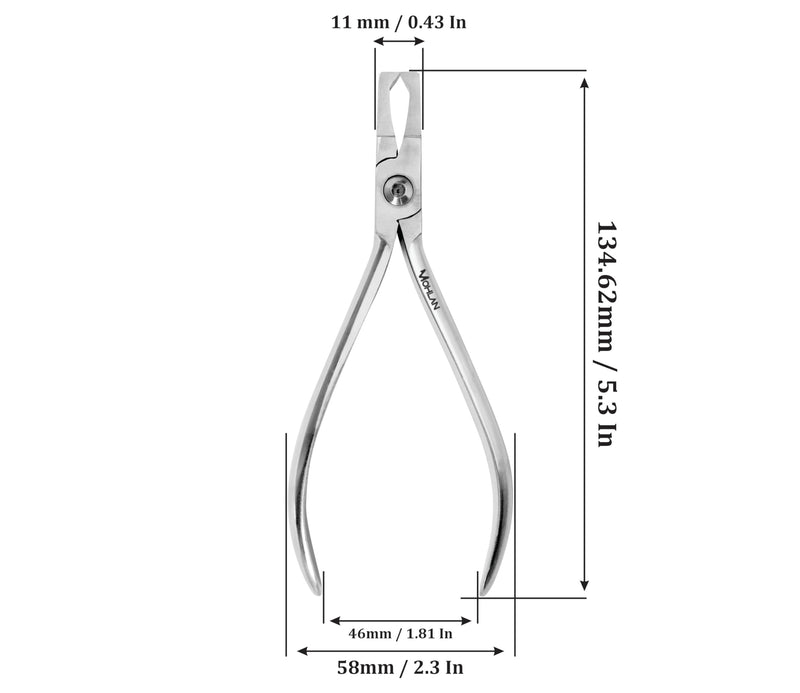 [Australia] - MOHLAN Dental Orthodontic Bracket Remover Pliers - Stainless Steel Braces Removal Tool Kit - Bracket Remover for Braces - Braces Removal Kit - Orthodontic Tools 