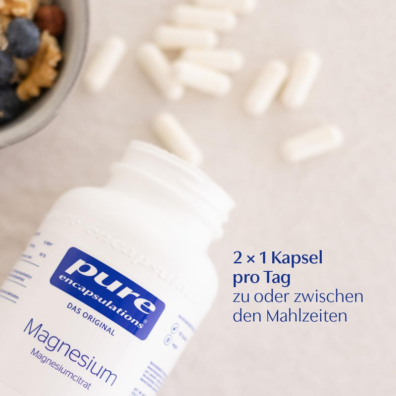 [Australia] - Pure Encapsulations - Magnesium Citrate - 90 vegan capsules 109 g (pack of 1) 