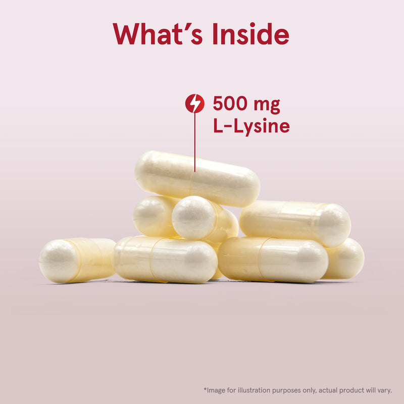 [Australia] - Jarrow Formulas L-Lysine 500 mg, Dietary Supplement, Amino Acid for Protein Synthesis and Healthy Tissue Support, 100 Capsules, 100 Day Supply Fish/shellfish 1 Count (Pack of 100) 