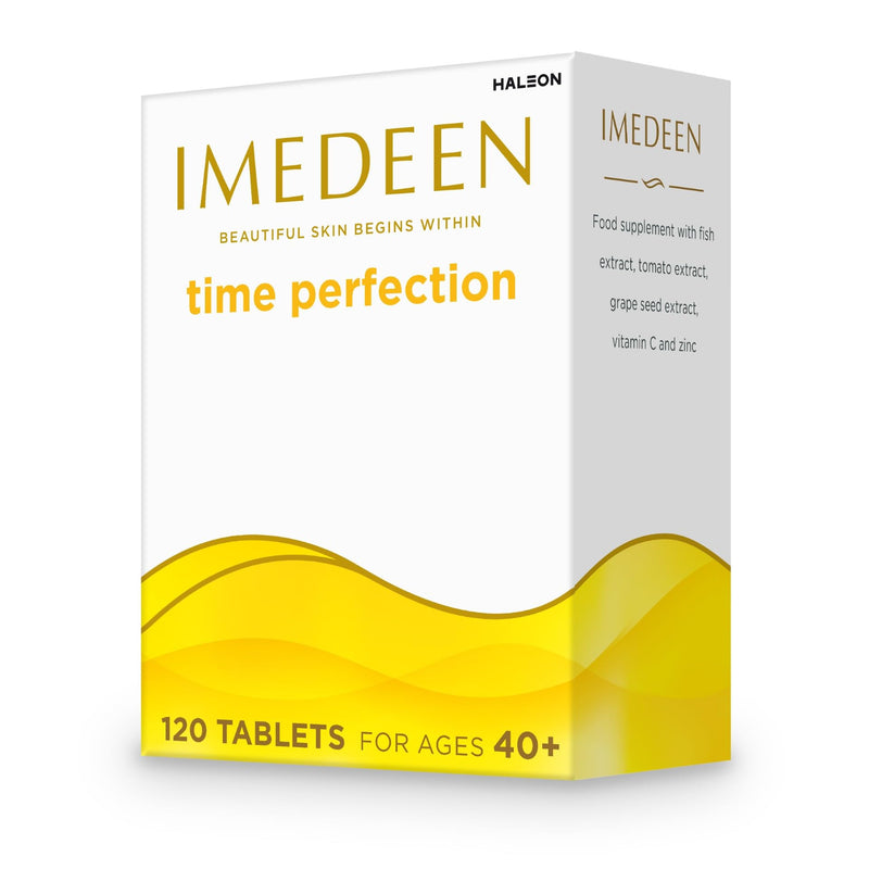 Imedeen Time Perfection - 120 Tablets - Skincare Supplements to Support Collagen Formation - Containing Vitamin C and Zinc - Improves Moisture Balance & Helps Skin to Feel Smoother.