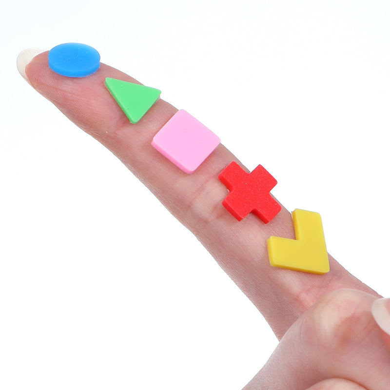 200Pcs Bump Dots for Visually Impaired, Adhesive Silicone Braille Stickers, Assorted Sizes Low Vision Aids Raised Tactile Dots for Blind, Low Vision, Elderly (Green, Pink, Blue, Yellow, Red)