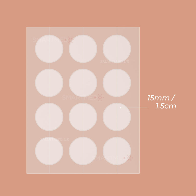 [Australia] - Smart Cold Sore Treatment Patch - Large 15mm Soothe Itching and Burning - Skin Safe Adhesive Thin with Lemon Balm 