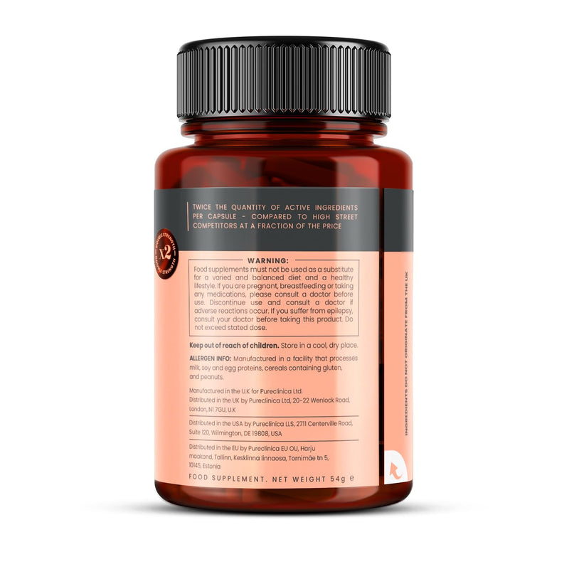 Double Strength Cissus Quadrangularis 1000mg x 180 Veggie Capsules -Up to 6 Months Supply 180 count (Pack of 1)