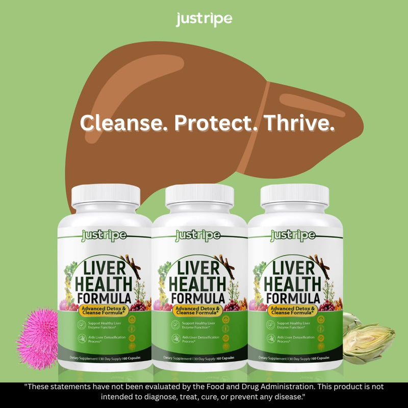 [Australia] - Liver Health Formula, Liver Cleanse Detox & Repair with Artichoke Extract, Milk Thistle, Dandelion and More for Liver Health - Herbal Liver Support Supplement 30 Days Supply (1) 1 