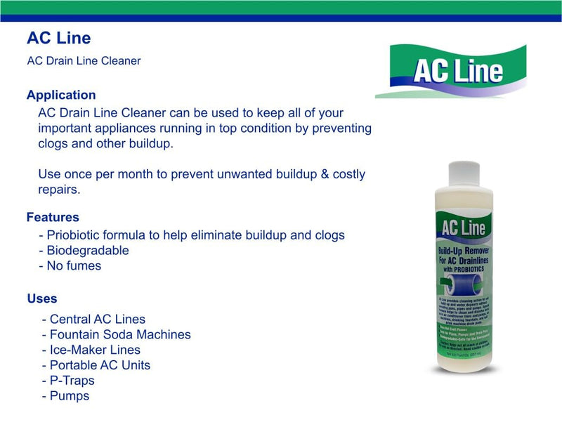 [Australia] - AC Drain Line Cleaner - 2 Pack / 6 Month Supply - Cleans HVAC drain lines, condensate lines, fountain drink drain lines and more. 