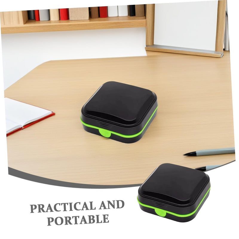 Portable Hearing Aid Holder Small Storage Box with Sealing Cover Shockproof Water-Resistant Protection Case for Outdoor Travel and Daily Use