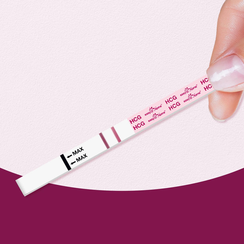 easy@Home 20 Pack Pregnancy Test Strips: Early Detection hCG Test Kit | 20 Bulk Pregnancy Strips - Pruebas de Embarazo, Powered by Premom APP