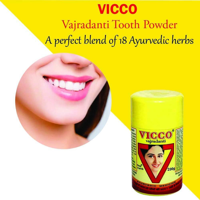 [Australia] - Vicco Vajradanti Tooth Powder 200 Gram 