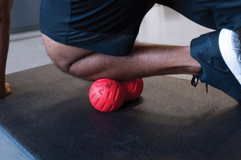 SKLZ Massage Balls - Physical Therapy Ball for Myofascial Release, Trigger Points, Deep Tissue Massages, Pain Relief, Warm Up and Recovery. (Dual Soft, 2.5-inch, 5-inch, Dual High Density)