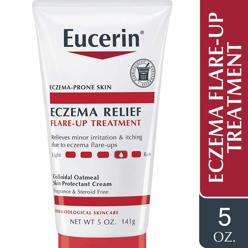 [Australia] - Eucerin Eczema Relief Flare-up Treatment - Provides Immediate Relief for Eczema-Prone Skin - 5 oz. Tube 5 Ounce (Pack of 1) 