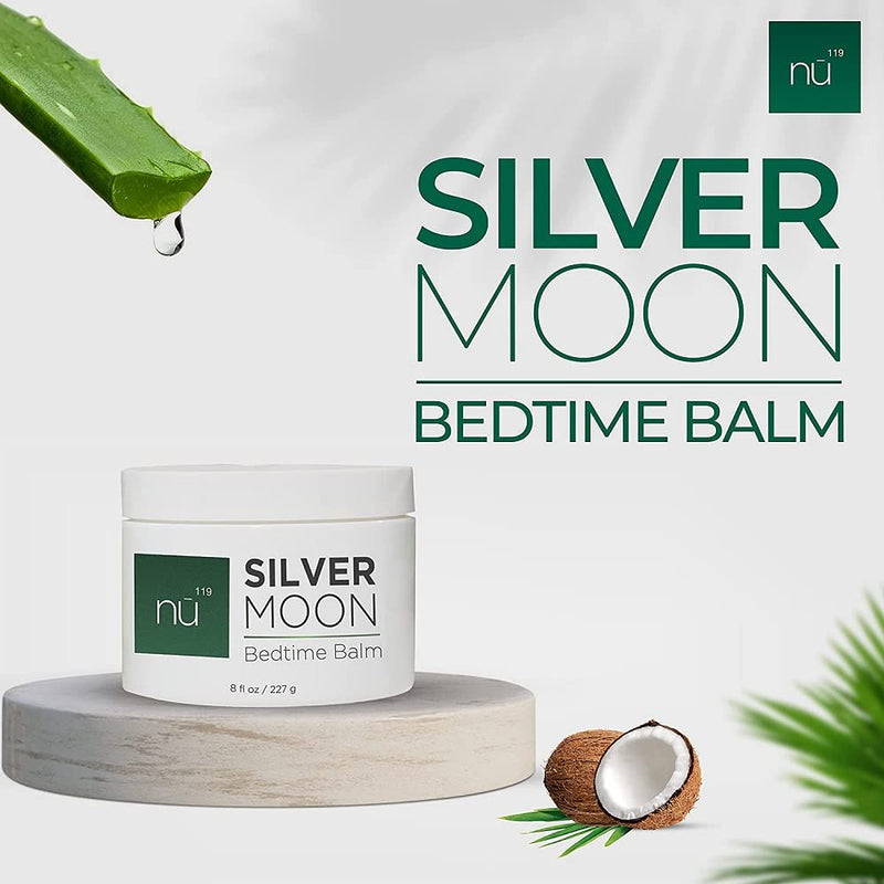 [Australia] - nu119 How to Heal Cracked Feet Overnight Silver Moon Bedtime Balm | Natural Cream Moisturizer Treatment for Dry Skin on Heels & Hands for Men & Women | Fix & Repair Foot Skin & Soften Calluses 
