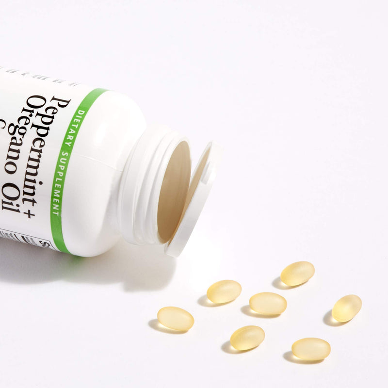 [Australia] - Natural Factors, Peppermint & Oregano Oil Complex, Digestive Aid for Gastrointestinal Health, 60 softgels 