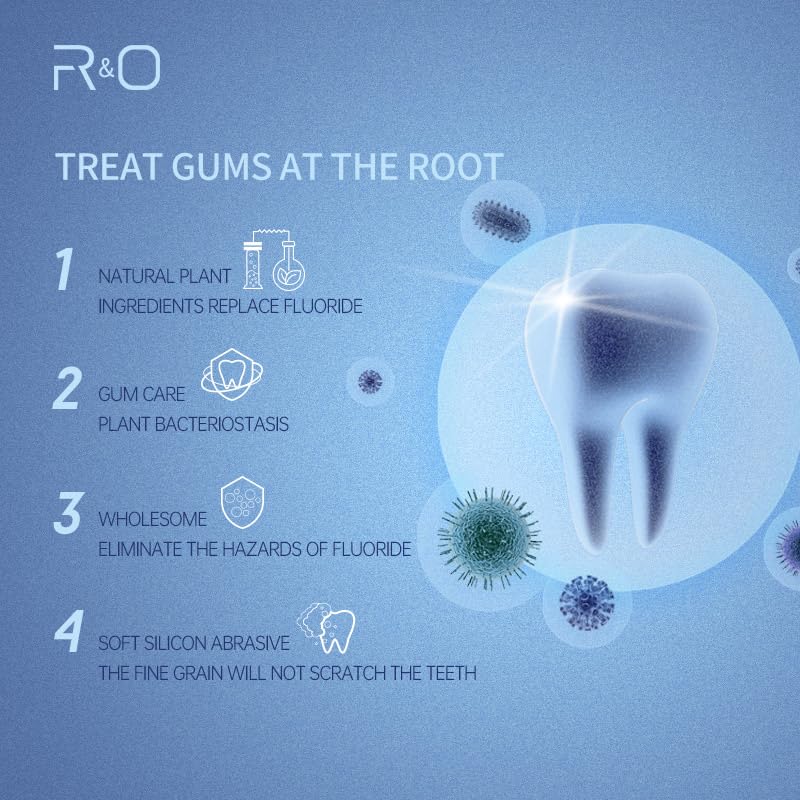 [Australia] - R&O Ageratum Whitening Toothpaste with Bamboo Charcoal, 3.53 oz - Great for Teeth Whitening, Reduces Plaque, Removes Stubborn Stains, Promotes Oral Health, Long - Lasting Fresh Breath (1) 1 