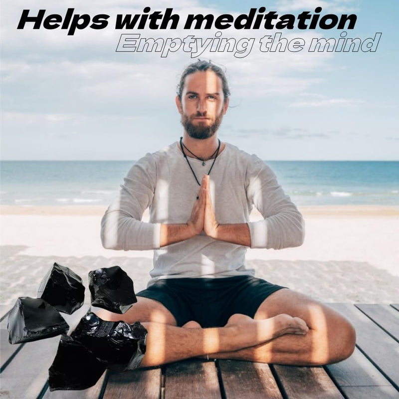 [Australia] - Black tourmaline, healing stones, gemstone set, natural raw stones, semi-precious stones, natural raw stones for crystal therapy, rock decor, meditation, gemstone water 