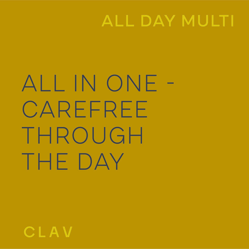 All Day Multi - A-Z Multivitamins and Minerals - 30 Valuable Vitamins, Minerals, Trace Elements & Plant Extracts - All in One Premium Multi Vitamin for Men and Women - Natural & Vegan