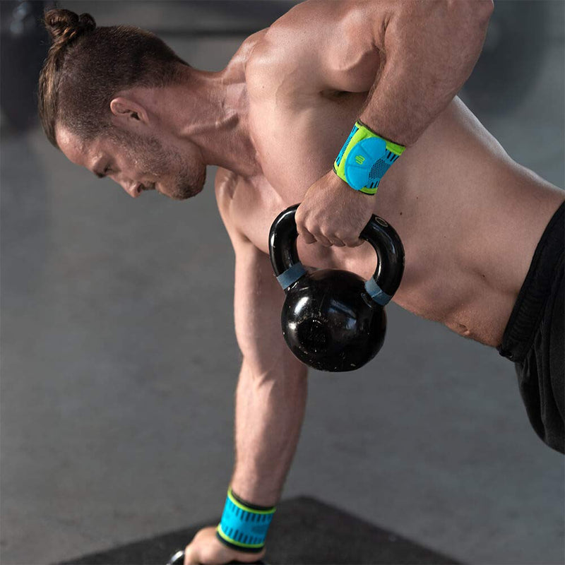 [Australia] - Bauerfeind Sports Wrist Strap - German Engineered Wrist Compression Support for Weightlifting, Crossfit, Tennis, Lifting - Adjustable Tightness Brace with 3D Airknit Fabric - 1 Per Box Pink S/M 