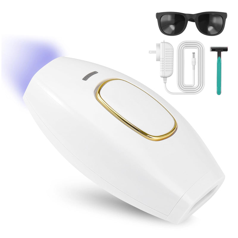 [Australia] - IPL Devices Hair Removal, Laser Hair Removal for Women, Laser Permanent Painless IPL, Portable Epilator for Women with Pulsed Light for Face, Body, Armpits, Legs White 