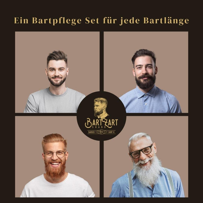 [Australia] - BartZart beard oil set with cedar wood made of high-quality beard oil and natural beard wax, premium beard care set for daily beard care, beard care set for men, beard balm, 2 pieces (pack of 1). 