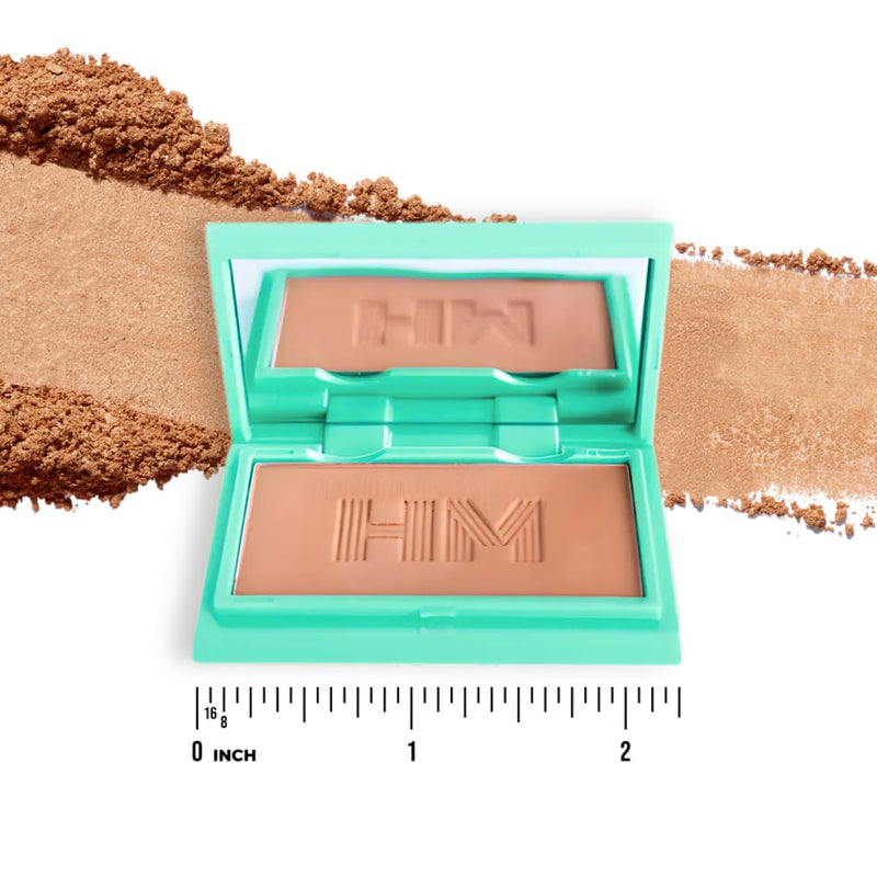 Mini Glam Bag, Mini Pressed Powder (Neutral Tan) & Glamstick Retractable Powder Brush