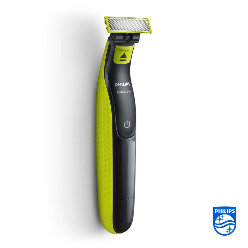 [Australia] - Philips OneBlade Face & Body - Electric beard trimmer, shaver and body groomer for trimming, styling and shaving, 3x original blades, 1x 5-in-1 trimming attachment, 2x body attachments, QP2824/30 