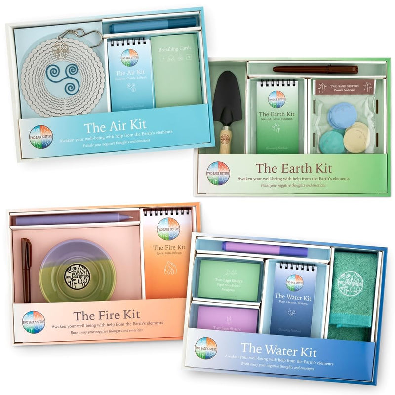 [Australia] - The Fire Kit ‚Äì Turn Over a New Leaf This Fall - Burn Negative Thoughts for Stress Relief and Healing - Care Kit By Two Sage Sisters 