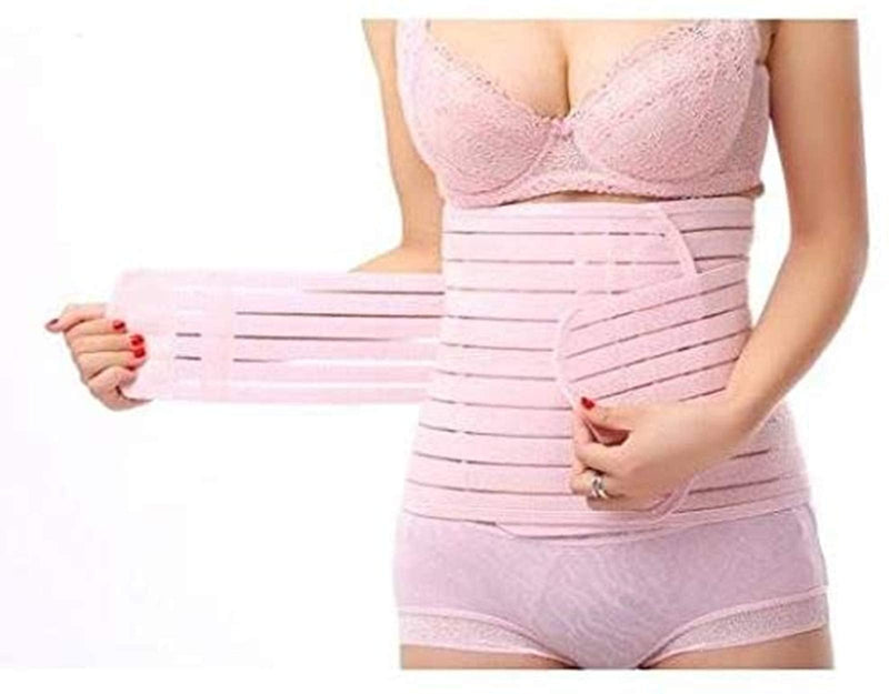 Women's Waist Trimmer Belt Abdominal Binder Comfortable Elastic Postpartum Abdomen Recovery Belt Maternity Supports Belt Shaper Slimer Wrapper(Size:XL) X-Large (Pack of 1)