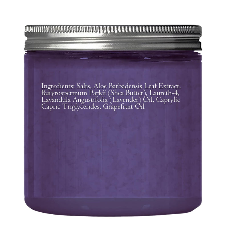 [Australia] - Lavender Body & Foot Scrub 10 oz - A blend of lavender essence, shea butter, and coconut oil for a fragrant journey to a serene countryside - The best stocking stuffer. 10 Ounce (Pack of 1) 