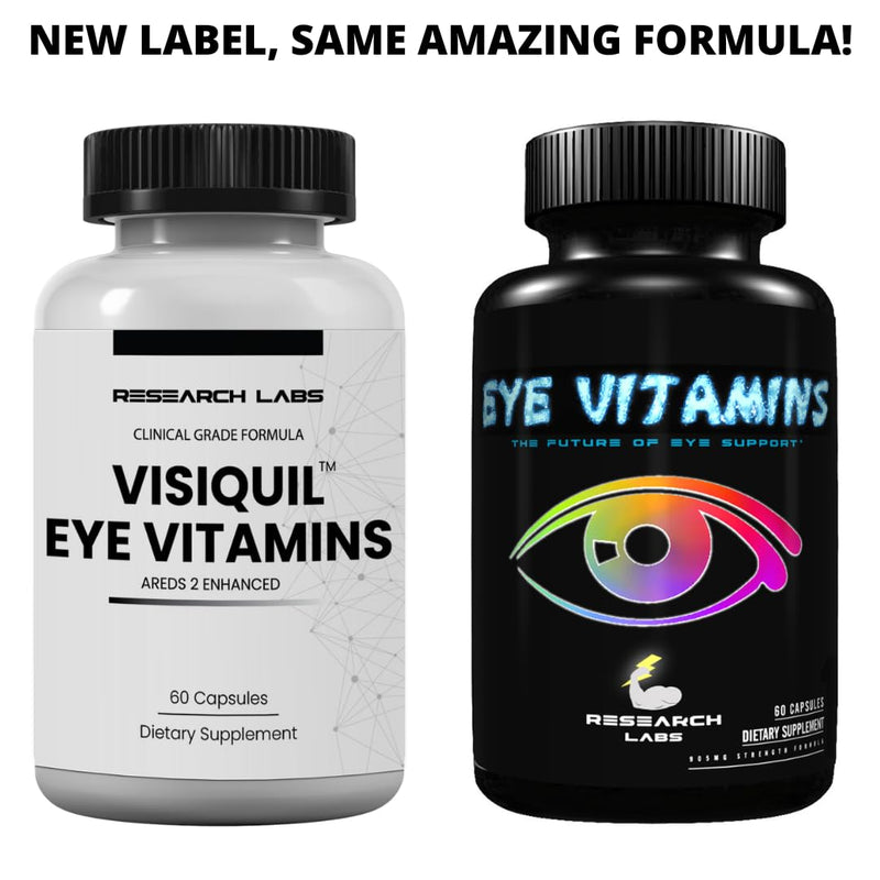 [Australia] - Research Labs Eye Vitamins Enhanced Absorption AREDS 2 Plus Formula 20mg Lutein, 10mg Zeaxanthin, Bilberry, Eyebright, Zinc, ALA, Quercetin & Other Proven Ingredients to Fight Eye Problems 