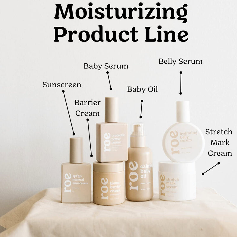 [Australia] - Roe Wellness Stretch Mark Cream for Sensitive Skin Plant-Based Long and Short-term Hydration, Increases Skin Elasticity and Firmness (Stretch Mark Cream) 
