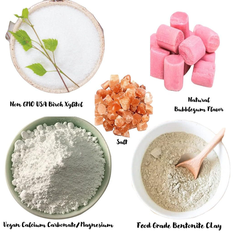 [Australia] - Simply Sooney Remineralizing Vegan Mineral Toothpaste Powder I Bubblegum Nano-hydroxyapatite Formula for Kids and Adults I Natural Whitening I Stronger Teeth 1.5oz (1.5 oz jar) 