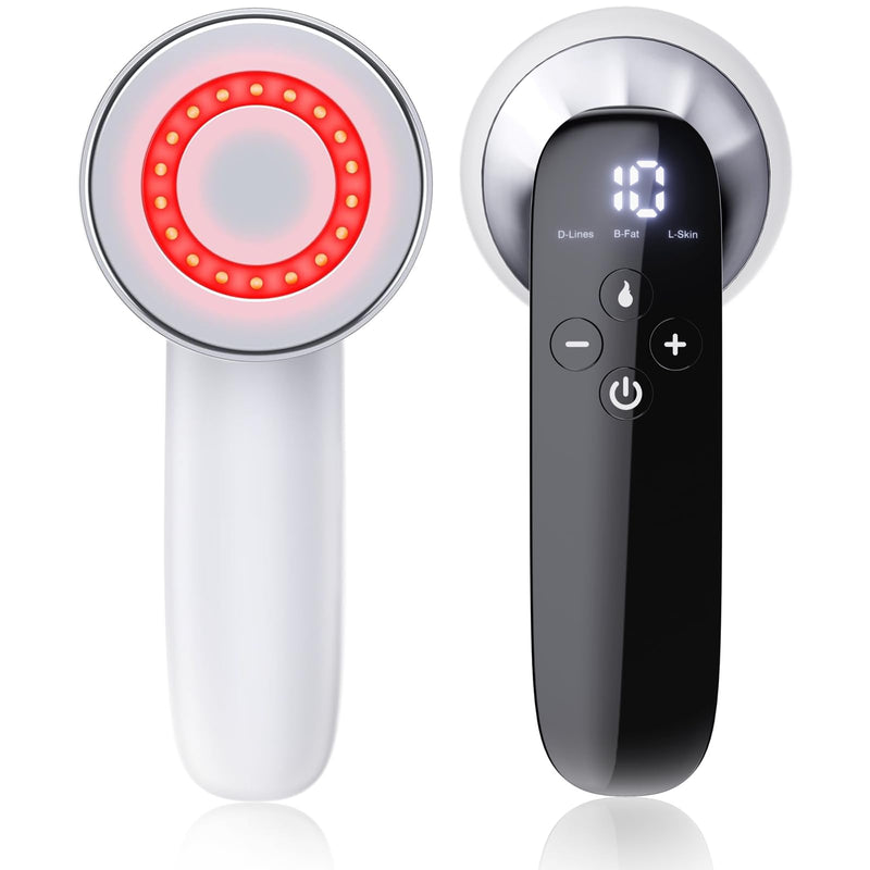 Body Sculpting Machine, Cordless Handheld Body Cellulite Massager for Belly, Waist, Leg, Butt, Arm - Gifts for Women Mum White