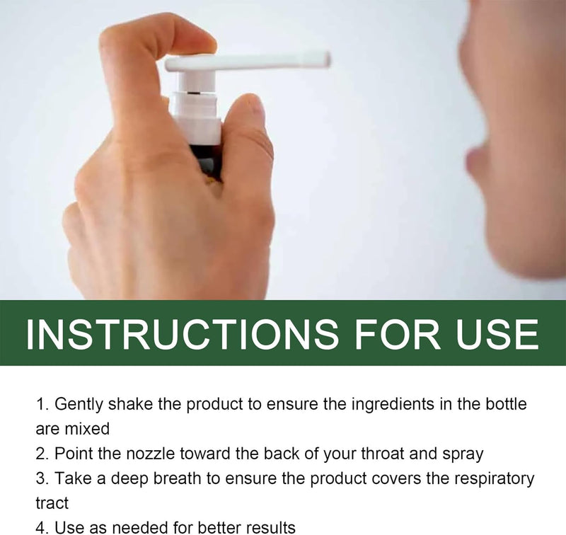 Herbal Lung Spray Pack of 2, Lung Cleansing Spray, Respiratory Herbal Lung Cleansing Spray, Herbal Lung Cleansing Spray, Suitable for Daily Use, Daily Repair Spray Color 2