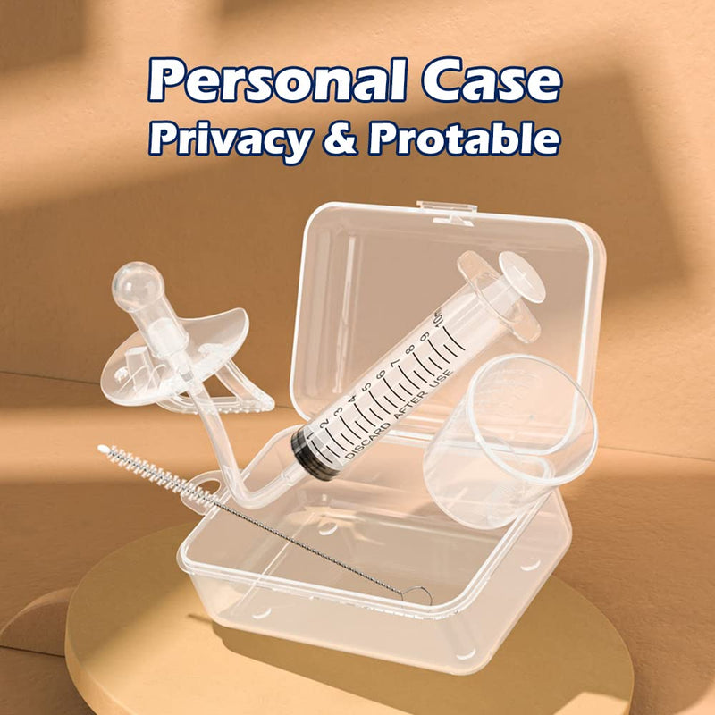 [Australia] - Baby Medicine Dispenser Kit - 3PCS - Silicone Infant Medicine Syringe Pacifier Dropper, Toddler Feeding Pacifiers Dispensers Products for Babies Newborn Essentials Must Haves Medical Kits 