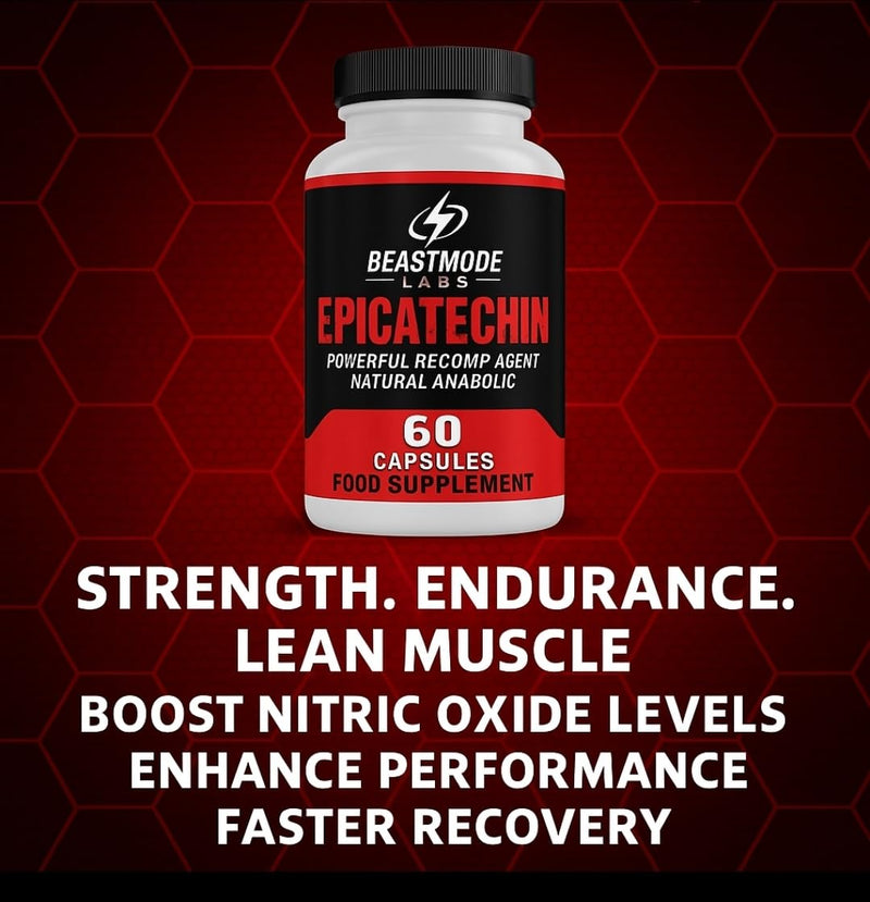 Epicatechin Beastmode Labs 60 Capsules - Natural Muscle Building Supplement