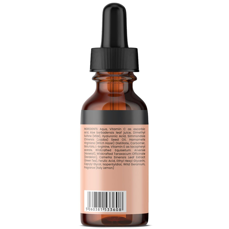 20% Vitamin C Serum (with 4% HA, 2.5% L-Arginine, 2.5% Vitamin E, & 1% Ferulic Acid) – 30ml / 1 fl oz 1 Fl Oz (Pack of 1)