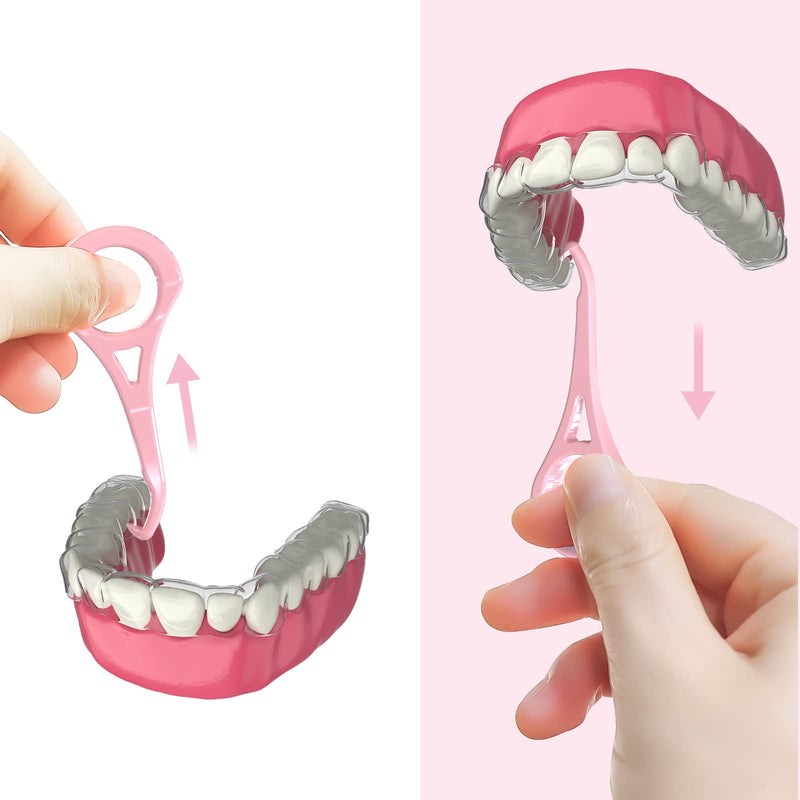 [Australia] - ARGOMAX - Aligner Removal Tool, 50 Retainer Remover Tool, Invisible Braces Removal Tools, Suitable for Removing Braces, Trays, Retainers, Dentures and Aligners(Pink). Medium size 50pcs Pink 