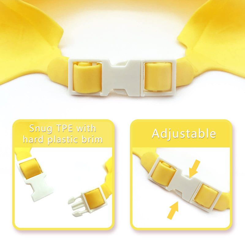 [Australia] - Baby Shower Cap Waterproof Shampoo hat for Children Toddler Girls Boys Protect ears eyes.Adjustable Silicone Bathing Crown. 