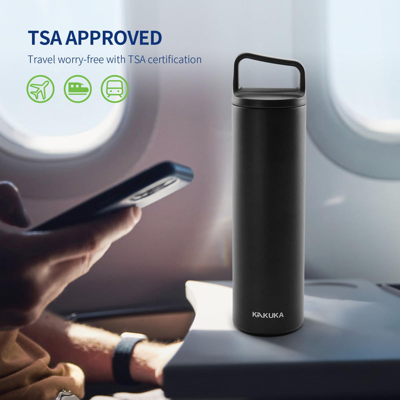 [Australia] - Insulin Cooler Travel Case, Medication Diabetes Supplies, 60H Insulin Pens Cold Bottle, 5-in-1 Diabetic Medicine Cooler, TSA Approved, with Gel Ice Pack and Emergency Bottle(Black) Black 