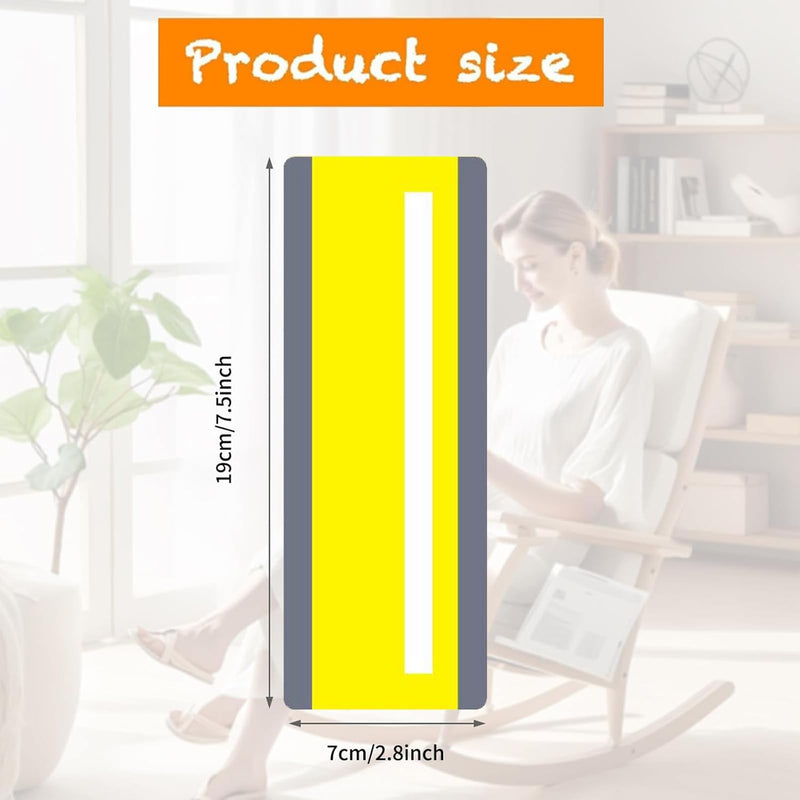 SANTUO 8 Pieces Dyslexia Overlays for Reading - PET Yellow Overlays for Dyslexia, Dyslexia Aids for Dyslexia ADHD Irlens Syndrome Visual Stress Relief (yellow grey) yellow grey