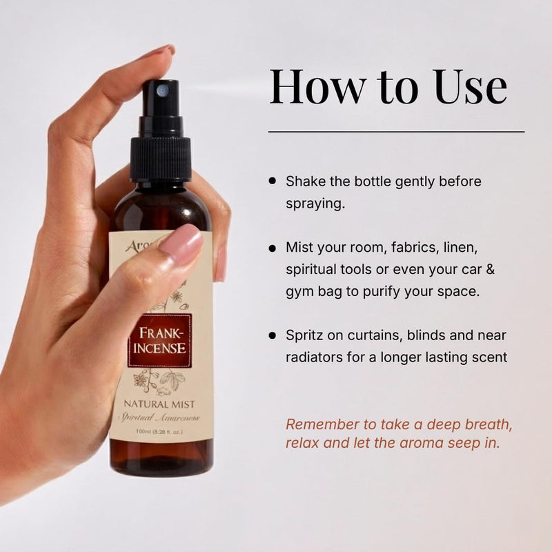 Sacred Air Freshener Spray Gift Set, 3x50ml, Aromafume | Natural & Non-Toxic Air Freshener Sprays for Home, Fabric & Linen Mist | Ideal for Deep Relaxation, Spirituality & Rituals