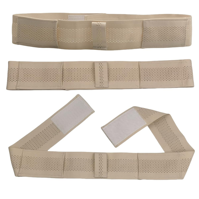 [Australia] - Breathable Peritoneal Dialysis Belt PD Catheter Mesh Pouch G-Tube Feeding Tube Peg Tubing Accessories Transfer Set Fixation Medical Nursing Supplies Adult Soft Adjustable Belly Band ((Medium 28"-41")) (Medium 28"-41") 